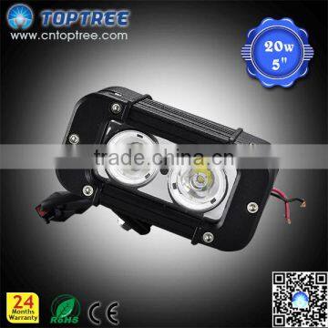 20W Led Light Bar Headlight LED Stoble Lightbar 12-60V DC Lamp