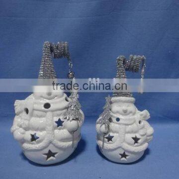 Christmas Decoration Porcelain With Iron Ornaments Gifts photo-2