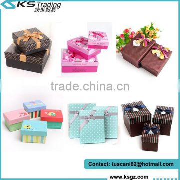 Beautiful Jewelry Boxes Ring Necklace Christmas Gift Box Wholesale in Guangzhou