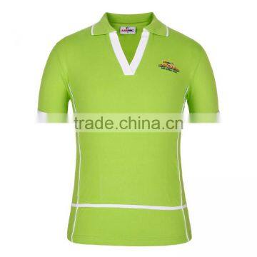 Wholesale V-Neck Embroidered Sport Polo Shirt