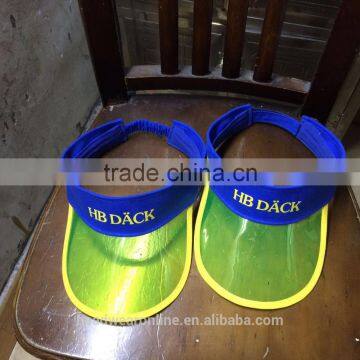 Custom Colorful Plastic And PVC Sun Visor Hat With Dongguan Factory photo-3