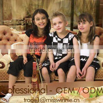 2015 professional OEM/ODM kids clothing sets manufacturer