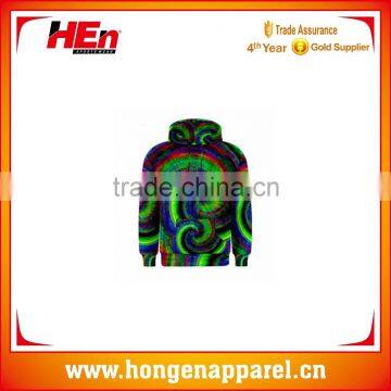 Hongen apparel Custom Tie-Dye Muti-Color Sublimated Sublimation Hoodie,Custom Sublimation Hoodies /Sweatshirts