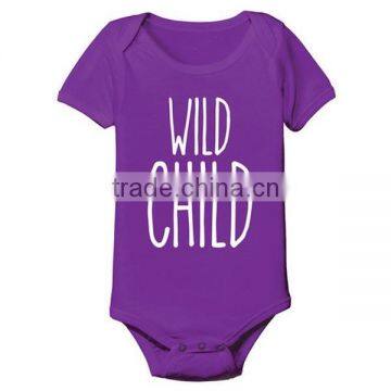 OEM wholesale 100% cotton baby clothes brand cotton baby romper