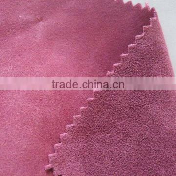 Pu Double Flocking Leather, Textile Fabric With Focking Leather for Shoes photo-2