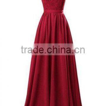 Long Chiffon Gown Bridesmaid Dress Formal Evening Cocktail Party Prom Dress photo-2