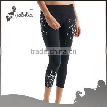 Multicolor yoga capri pants