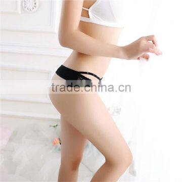 Stock New Hot Sey Panties Diamond Bowknot Transparent Underwear Women Thongs Panties Lace Cotton Female G-string T-back V-string photo-3