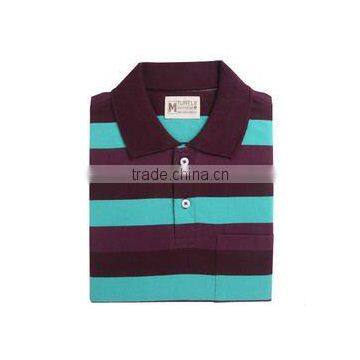 Mens check Polo shirt