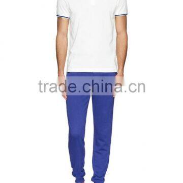 High-end Skinny Wholesale Cotton Blue Casual Mens Baggy Trousers Pants photo-4