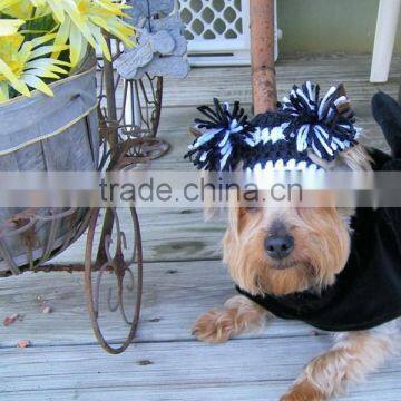 Fashion Winter Christmas Pet Hat Dog Hat With Pompom photo-2