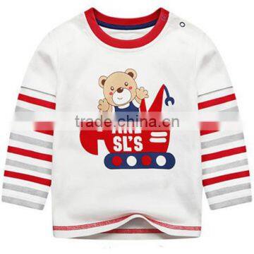 New product 2017 good quality China Professional factory children custom long sleeve t-shirt