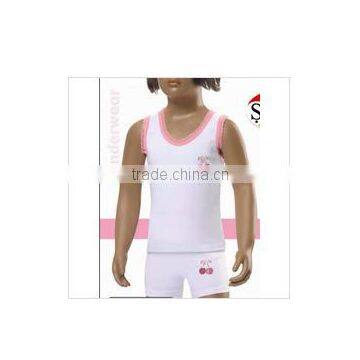 GIRLS SINGLE JERSEY LYCRA SPAGGETI STRAP SET