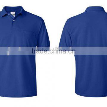 Promotional High Quality 100% Cotton Blank Short Sleeve Pure Color Polo Shirts With Pockets photo-3