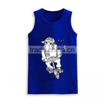 Wholesale Sleeveless t Shirt Fashion Kids Custom Print Tank Top Manufacturer photo-4
