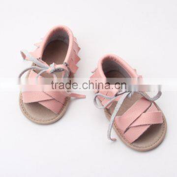 Latest fashion summer girl kids leather shoes girls sandals