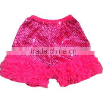 giggle moon remake girls matching icing short sequins pants girls chevron Three ruffles pants