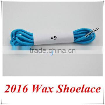 Sky Blue Custom Wax Boot Shoelaces~Waxed Shoelaces~Blue Dress Shoelaces~Cotton Round Shoelaces~Oxford Canvas Sneaker shoelaces