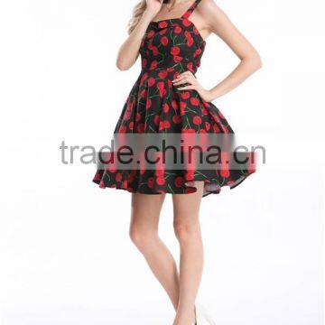 Instyles Beautiful Floral Party Costume Rockabilly Dress photo-5