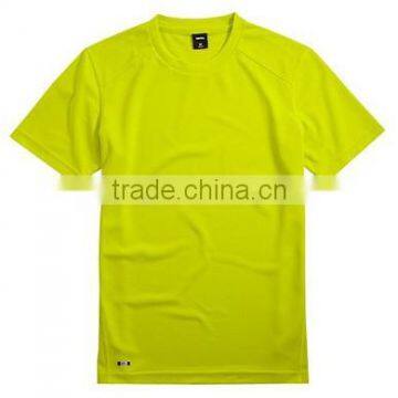 2015 Promotion Crewneck Dry Fit Men Sport t Shirt