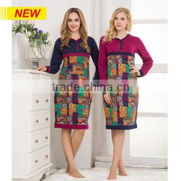 MAKE TO ORDER NEW WINTER DESIGN ARABIC WOMEN COTTON NIGHTGOWNS photo-2