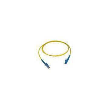 E2000 Low Insertion Loss Value PVC Cable Optical Fiber Patch Cord Meet The EUROPE ROHS