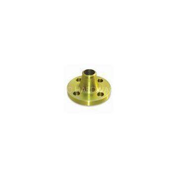 ANSI B16.5 A105 SS304 SS316 Gold Welding Neck Flange , Socket Weld Flanges