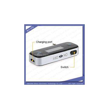 Wireless 3.5mm jack full frequency chargeable car mp3 fm transmitter