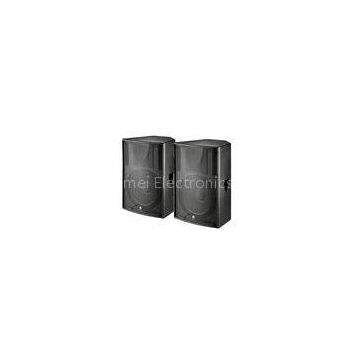 Multi - Functional Black Dual Speaker Boxes , 60hz-18khz Professional Audio Speakers