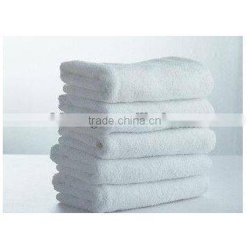 100% cotton terry white hotel towel