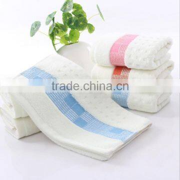 unique style 100%cotton jacquard thick face towel