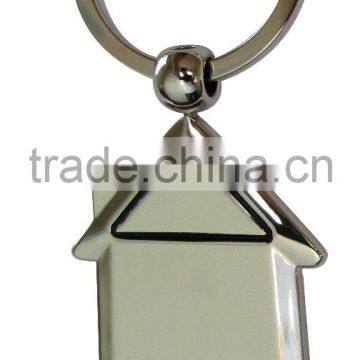 2016 Blank Metal House Shaped Keychain With Bottle Opner