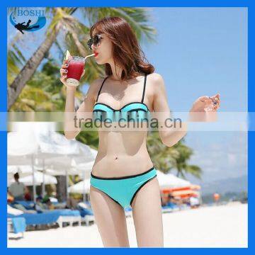 young neoprene swimwear hot korean teen girl bikini