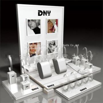 Acrylic Jewelry Display Counter Large Desktop Display Container Modern Watch Holder