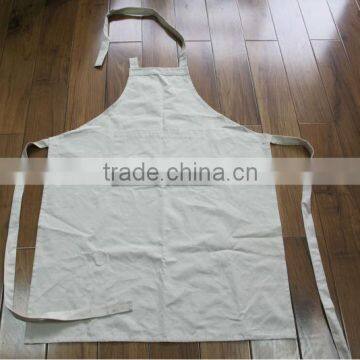 100% cotton ecru apron