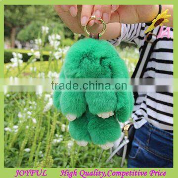 Rex Rabbit Fur Keychain Cute Rabbit Doll Keychain Pendant