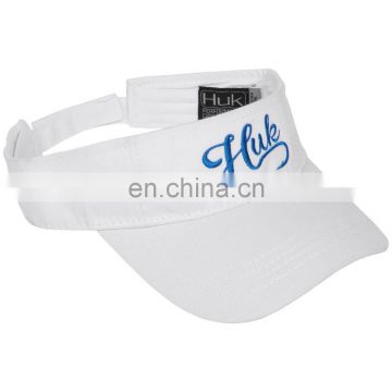 NEW White Embroidery Fashion Design Logo Fishing Hat Visor Cap Hat