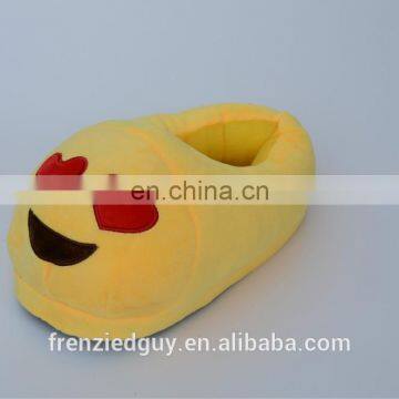 eye heart Plush cute Stuffed emoji slipper