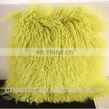 18" Mongolian Lamb Pillow photo-4