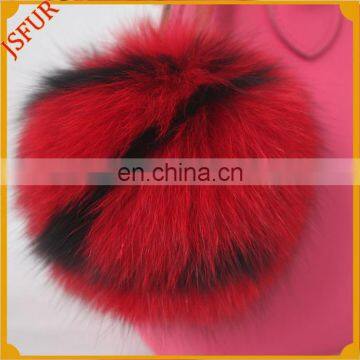 Luxury Fox Fur Pom Pom Alphabet Accessory Keychain /Key Ring