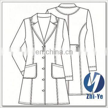 Hospital Lab Coats Fashion Casual Doctor Coat photo-2