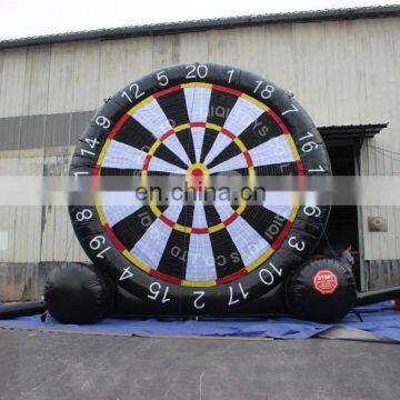 Inflatable football dart ball games black color with good quality