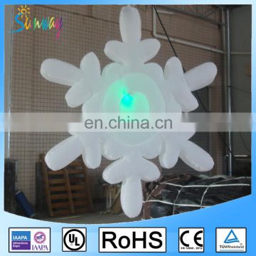 Party or Event decoration Inflatable Snowflake With Changing Colors