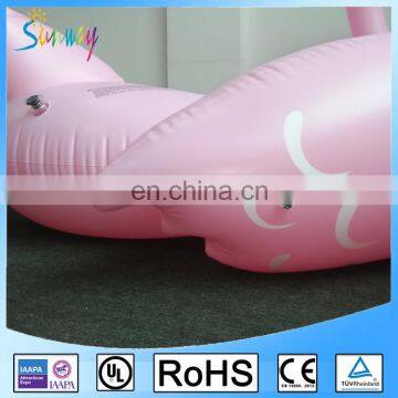 EN71 6p Eco-friendly PVC Giant Pink Inflatable Flamingo Swimming Water Pool Float photo-5