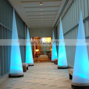 LED light inflatable pillar inflatable cone