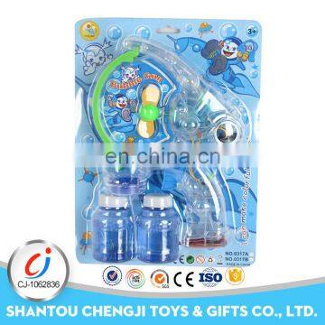 Hot sell plastic electric bubble guns for kids with light and music