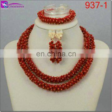 African Beads African Beads Jewelry Set Nigerian Wedding Coral Beads Jewelry Fashion Jewelry Set photo-2