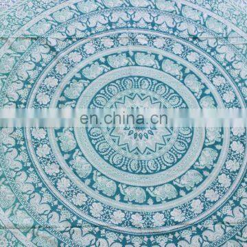 Elephant Mandala Tapestries Hippie Art Tapestry Beach Throw Blanket Hippie Tapestry Queen Size Wall Hanging Picnic Wholesale photo-3