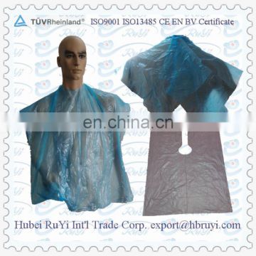 Disposable PE Hair Cut Cape