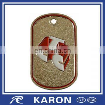 Wholesale Custom Debossed Logo Solid Brass Dog Tag photo-5